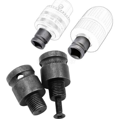 1 Pcs 1/2 Drill Chuck Adapter For Impact Conversion Key 1 / 2-20UNF Screw 1/2 Adaptor Wrench 1/2-20UNF