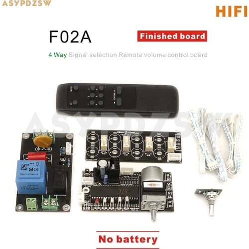 F02A 4 Way Preamplifier/Power amplifier signal selection Remote volume control board With ALPS potentiometer