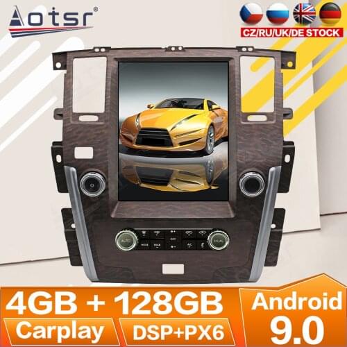 Carplay For NISSAN PATROL Y62 2010 - 2019 Android Radio Multimedia Car Cassette Recorder Stereo Player Tesla GPS Navi Head Unit