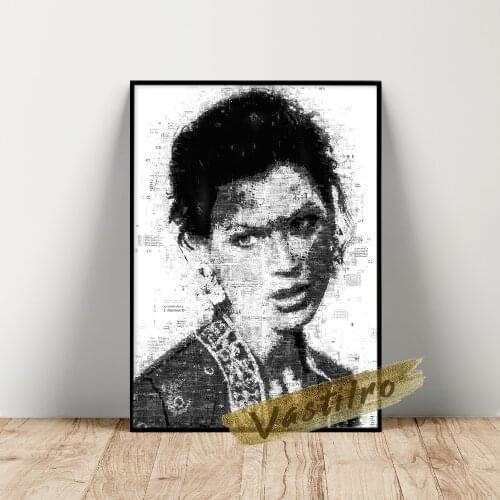 Carre Otis Sexy Model Actress Star Art Prints Black And White Poster Modern Home Room Decor Wall Stickers Fans Collection Gift