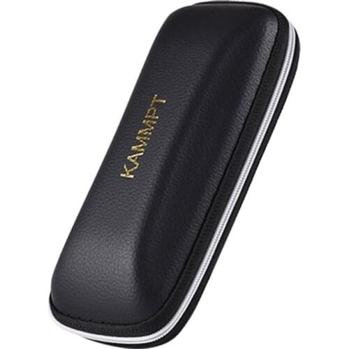 KAMMPT Glasses Case Female/Male Portable Sunglasses Case For Women Leather Soft/ Hard Zipper Travel Pack Pouch Eyeglasses Box