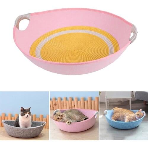 Dorakitten 1pc Pet Bed Nest Cooling Felt Soft Cat Bed Pet Sleeping Bed Puppy Bed For Summer Pet Supplies Cat Dog Favors