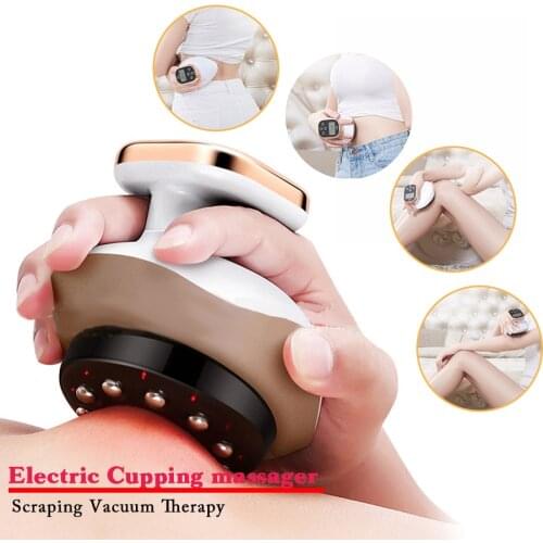 Cupping Massager LCD Display Vacuum Suction Cups EMS Ventosas Anti Cellulite Magnet Therapy Guasha Scraping Fat Burner Slimming