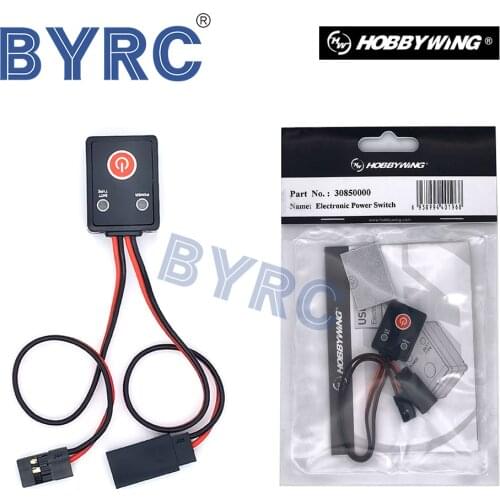 Hobbywing Electronic Power Switch 30850000 waterproof for RC receiver multiple functions low voltage battery capacity indication