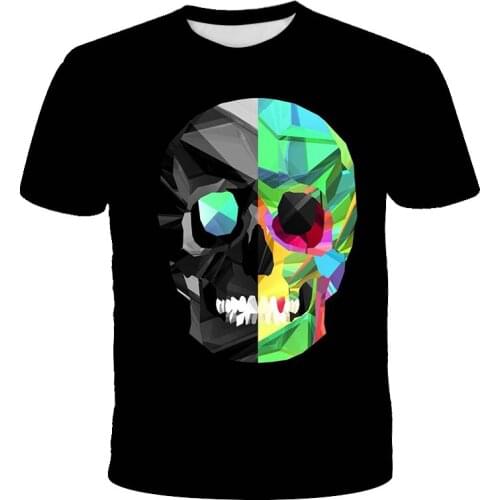Pirate Skull T-Shirt Baby Boy Clothes 3D-Printed For Boy Girls Summer Personality Casual Streetwear T-Shirt Kids Tops 4T-14T
