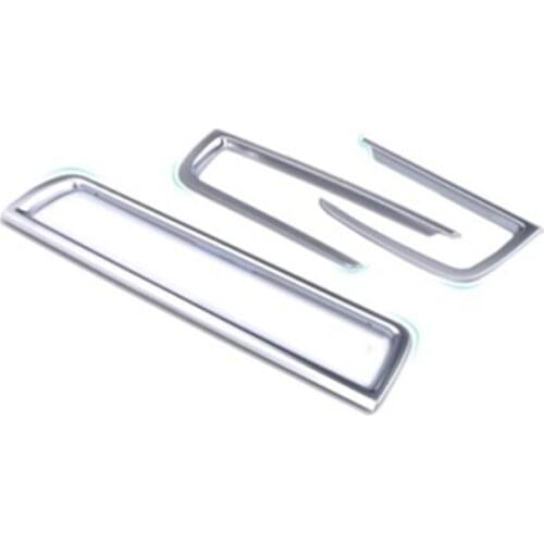 Chrome Air Conditioning Vent frame cover trim interior sequins air outlet panel decorative strip for BMW f10 5 series 2011-17