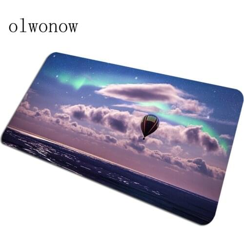 Hot Air Balloon mousepad 800x300x4mm Sunrise gaming mouse pad gamer mat computer desk padmouse keyboard Fantasy play mats