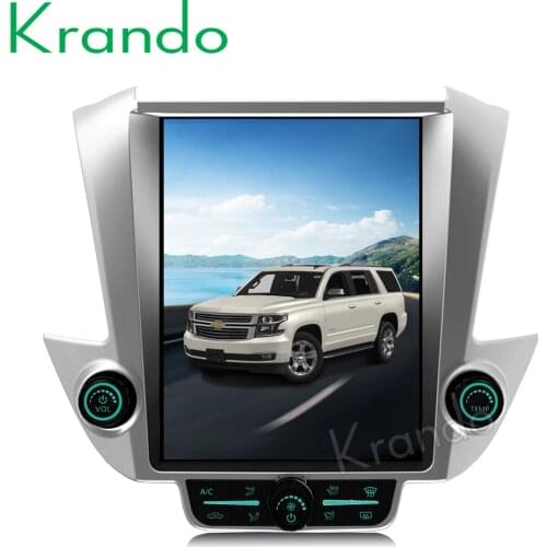 Krando Android 8.1 12.1" Tesla Vertical Car Radio For GMC Yukon / Chevrolet Tahoe Suburban 2015+ Navigation Multimedia Player