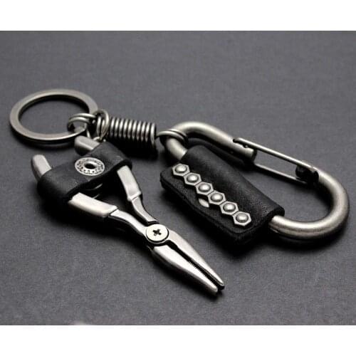 Hip Hop Punk Stainless steel Mens Key Chain Key Ring Waist Hanging - Huge Pliers style KR002