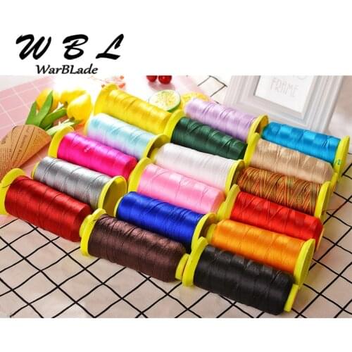0.2mm 0.3 0.4 0.6 0.81mm Nylon Cord For Rope Silk Beading DIY Bracelet Jewelry Sewing Thread Polyester Cord For Costume Making