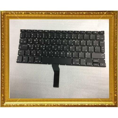 Laptop New A1369 A1466 AR Arabic Keyboard For Apple Macbook Air 13'' A1466 A1369 Keyboard Arabic Standard 2011-2015 Years