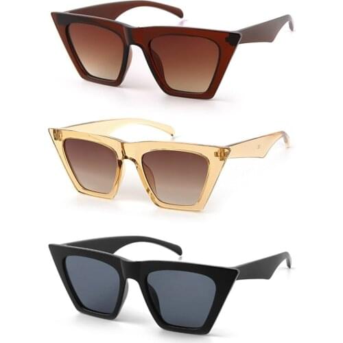 2021 New Fashion Square Sunglasses Women Designer Luxury Men/Women Cat Eye Sunglasses Classic Vintage UV400 Bone Frame 3-in-1