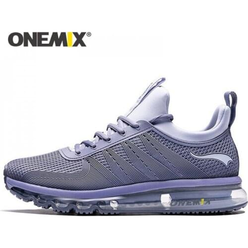 ONEMIX 2020 New Arrival Unisex Sneakers Mens Breathable Running Shoes Air Cushion Outdoor Sport Lace-up Treckking Jogging Shoes