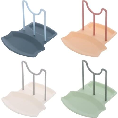 Stove Organizer Soup Spoon Rests Tools Kitchen Countertop Pot Lid Shelves Shovel Spoon Stand Punch Free Storage Bracket