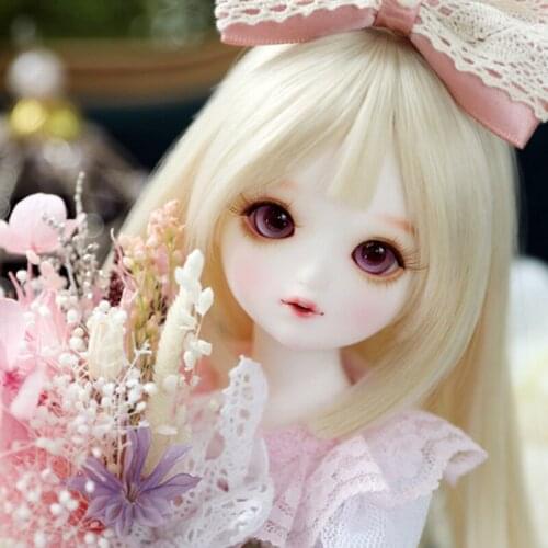 Full Set 1/6 BJD Doll Lovely Cute Doll With Glasss Eyes Baby Girl Birthday Christmas New Year Gift Present