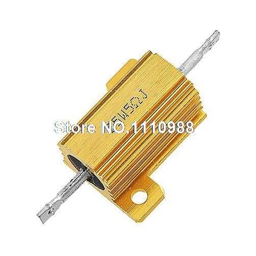 25W 5 Ohm 5% Chassis Mounted Aluminum Housed Wirewound Resistor