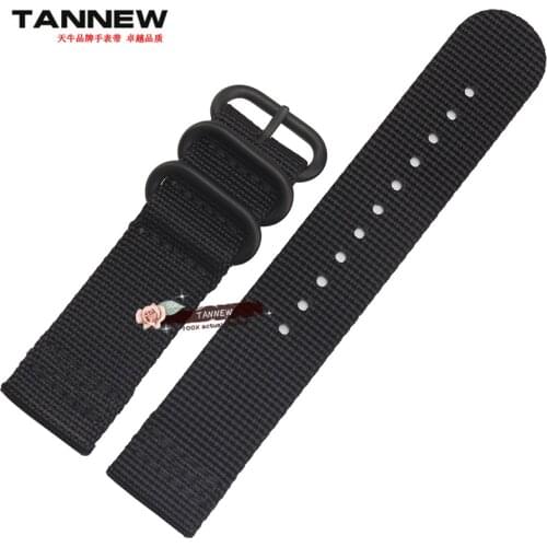 18mm 20mm 22mm 24mm Black for S eiko 798 PRG-650 PRW-6600 PRG600 PRW-60 watch band ZULU Nylon Watch Strap