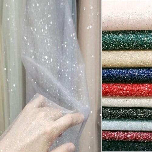 100cmx150cm soft blue glitter Sequin hot silver mesh wedding dress, red, white, black, pink, red, green