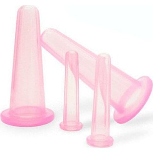 1PC Facial Massage Cups Health Care Face Eye Anti Age Silicone Cupping Cups Facial Lifting Massage Beauty Tools