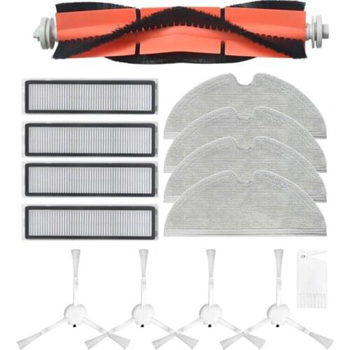 For Dreame D9 Robot Vacuum Cleaner Replacement Accessories Main Brush Side Brush HEPA Filter Mop Cloth Spare Parts