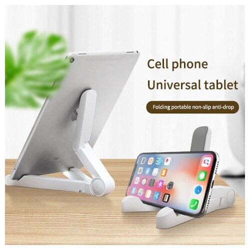 Cell Phone Universal Stand Desktop Holder Multi-angle dual axis adjustment tablet holder mobile Phone Bracket for iphone Huawei