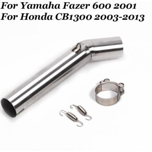 Motorcycle Exhaust System Muffler Slip-On Muffler For Honda Cb1300 Cb 1300 Medium Contact Tube For Yamaha Do 600 2003-2013