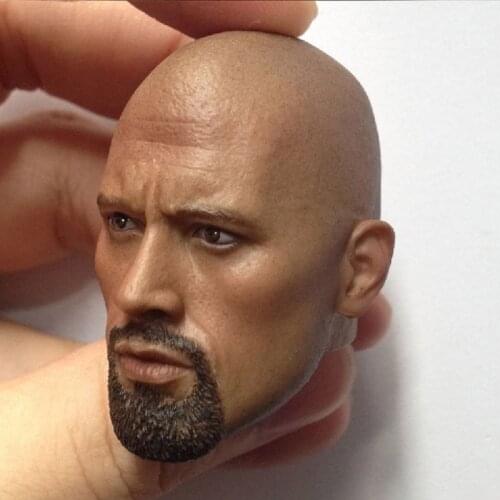 1/6 Scale Fast F8 Muscular man WITTMANN Dwayne Wrestler Daun Johnson Head Sculpt Headplay for 12" Action Figure Body
