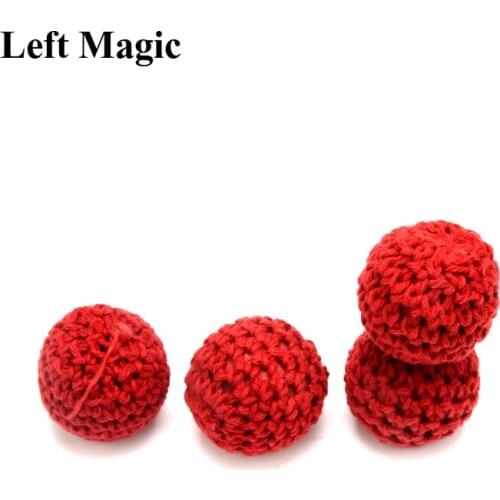 2 pcs/lot Chop Cup Balls (1 Magnetic+ 1 Normal),Diamter 2.5cm - Magic Trick,Illusion,Gimmick,Accessories,Prop,Comedy E3108