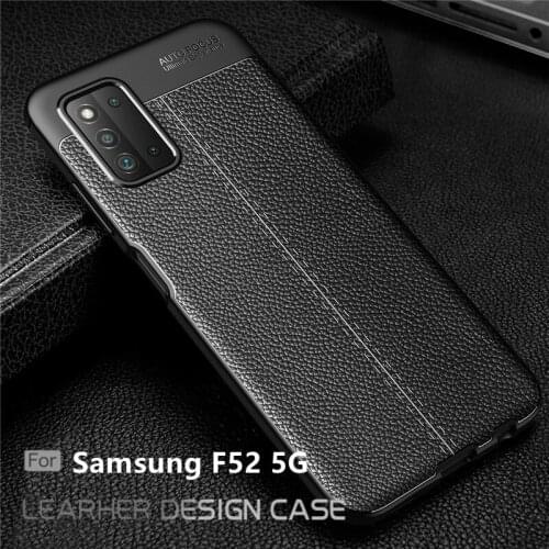 For Cover Samsung Galaxy F52 Case For Samsung F52 F 52 Capas Shockproof Bumper Soft TPU Leather For Fundas Samsung F52 5G Cover