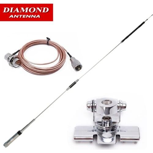 Diamond CR8900 Quad Band 29.6/50.5/144/435MHz Car Antenna CR 8900 for Yaesu FT-8900R KG-UV950P TH-9800 Plus Mobile Radio