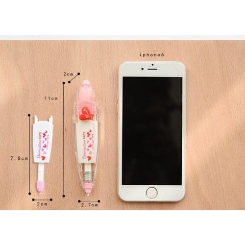 Diy Handbook Diary Clean And Fresh Pressing Lace Correction Belt Cute Correction Belt Cartoon Modification Belt Sticker