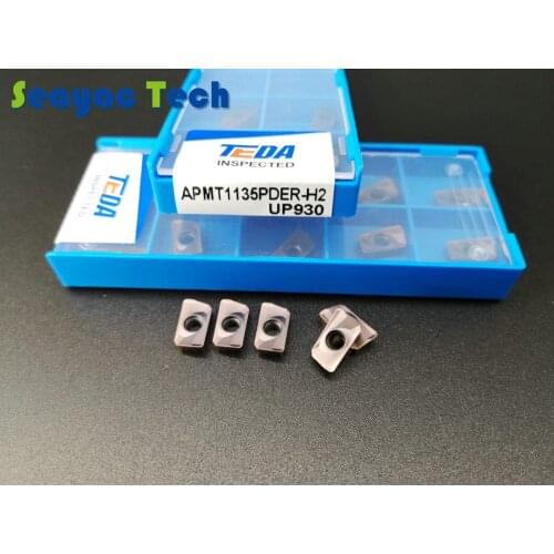 Indexable milling cutter inserts APMT1135PDER-H2 bronze color for roughing process
