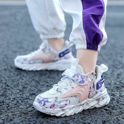 2021 Kid Sport Shoes For Boys Running Sneakers Casual Sneaker Breathable Children shoes boy Fashion Girls Light Basketball Shoes