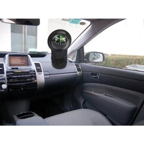 Mini Car Navigation Compass Automotive Boat Pivoting Compass for Outdoor Emergency Equipment J60F