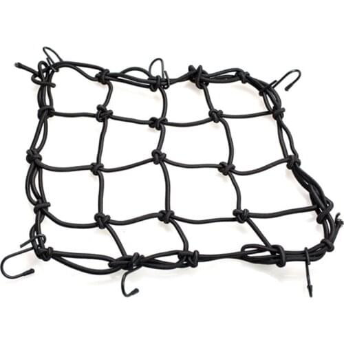 MoFlyeer Motorbike Motorcycle Color Cargo 6 Hooks Hold Down Net Bungee