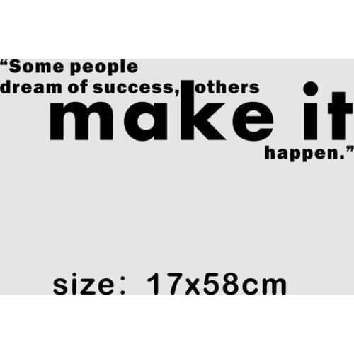 Cartoon Make It Vinyl Decals Wall Stickers For Kids Rooms Decoration Diy Pvc Home Decoration Accessories