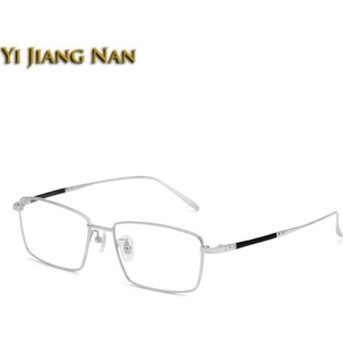 Men Ultralight Titanium Optical Glasses Frame Square Big Rim Prescription Eyeglasses Male Eyewear Eyeglasses Women Gafas Oculos