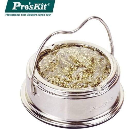 ProsKit SH-1025 Soldering Iron Tips Cleaner Iron Stand With Function Of Clean Welding Nozzle Clean Ball Soldering Iron Stand