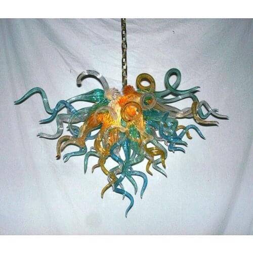 Zhongshan Manufacturer Blown Murano Glass Chandeliers Customized Colored for Wedding Decor