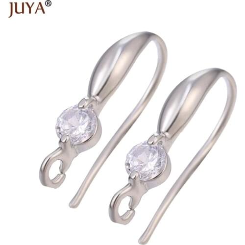 JUYA Hot Sale Fashion Earwire Jewelry Components Earrings Accessories For Women Earring Hooks Fitting