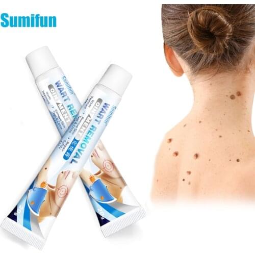 Sumifun 20g Warts Remover Antibacterial Ointment Wart Treatment Cream Skin Tag Remover Herbal Extract Corn Plaster Wart Ointment
