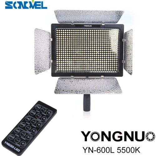 YONGNUO YN600L YN600 Camera Lights LED Video Light 5500K Color Temperature for Canon Nikon Camcorder DSLR photographic light