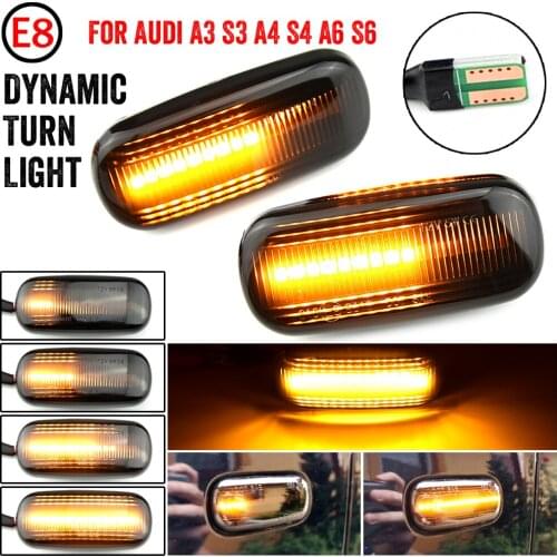 Led Dynamic Side Marker Turn Signal Light Sequential Blinker Light Emark For Audi A3 S3 8P A4 S4 RS4 B6 B7 B8 A6 S6 RS6 C5 C7