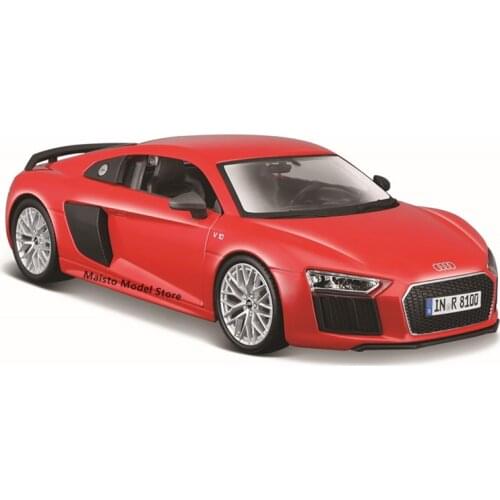 Maisto 1:24 Audi R8 V10 Plus edition Highly-detailed die-cast precision model car Model collection gift
