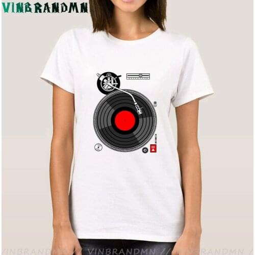 Remeber Retro Vinyl Record Player T Shirt 70S 80S DJ lovers tshirt Women Fashion Casual T-shirts Turntables Rock Music Tees Tops