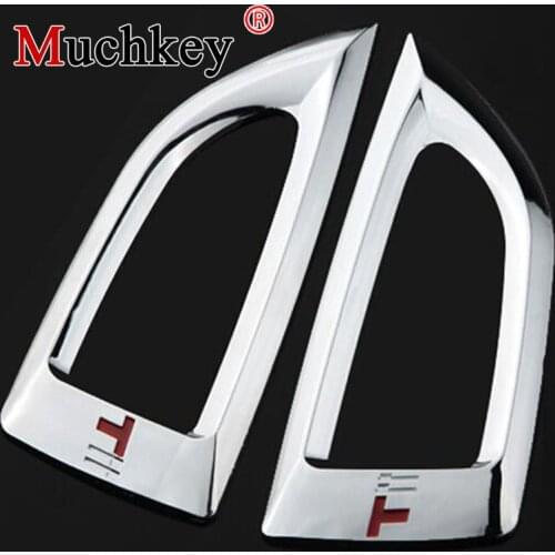 2PCS ABS Chrome trim Turn Signal Lamp cover Light Side Emblem decoration trim For BUICK Opel VAUXHALL ASTRA J 2014 2015 Car Auto