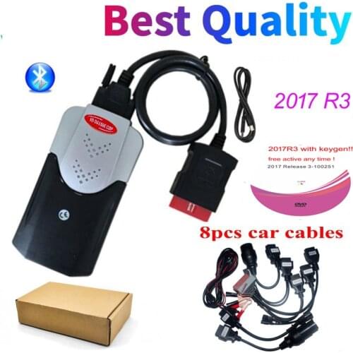 2021 New Vci vd DS150E cdp 2017.R3 with keygen VD TCS CDP Diagnostic tool for delphis Vdijk Autocoms Pro Car/Trucks OBD2 Scanner