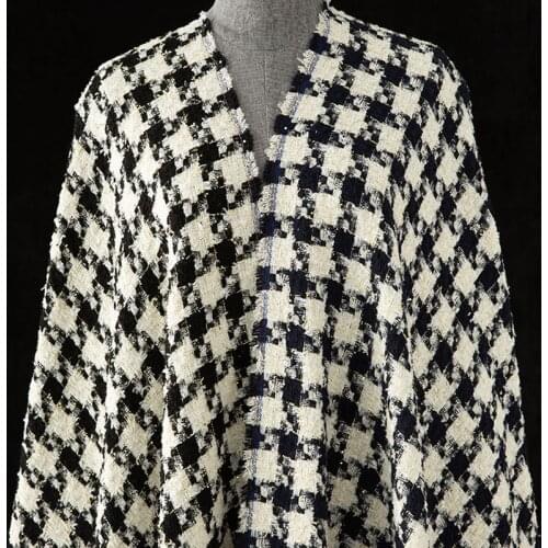 50x150cm Houndstooth Tweed Fabric For Woman Autumn Jacket Dress Suits Garment Materials Textile The DIY Sewing Cloth