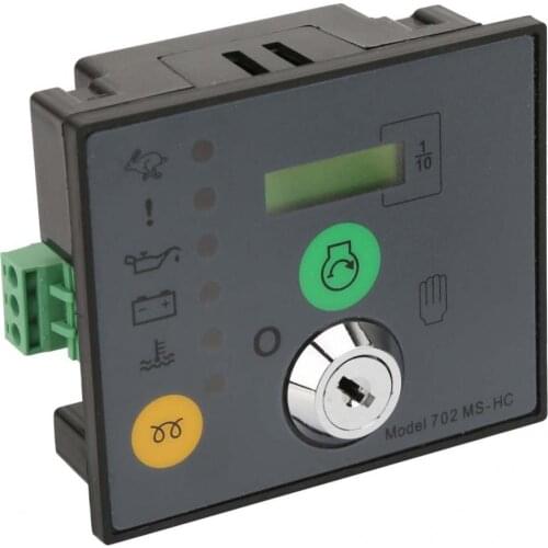 -55-350 Degree Generator Controller High Precision Generator Control Panel Manual Start Module Glass Resistor