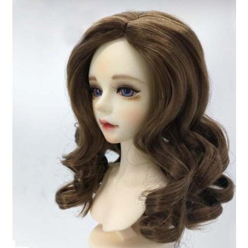 1PCS Doll Accessories BJD Doll Wig 1/4 1/3 Curly Wig For Dolls